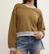 Free People Rio Crop Sweatshirt In Multi