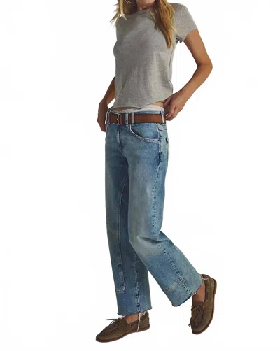 Free People Risk Taker Mid-rise Jean In Mantra In Blue