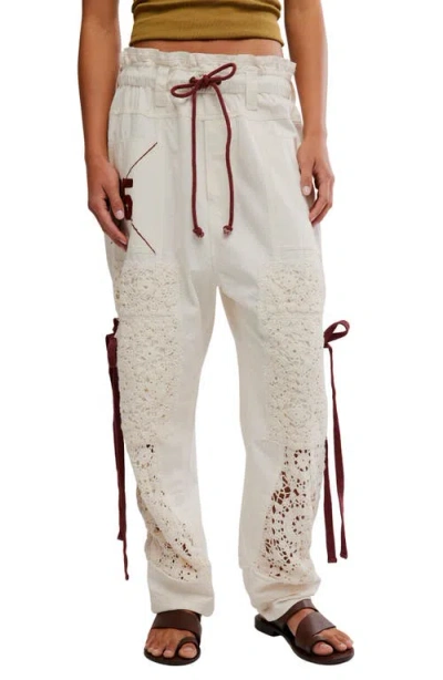 Free People Rockaway Craft Pants In White