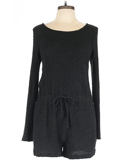 Pre-owned Free People Romper In Black