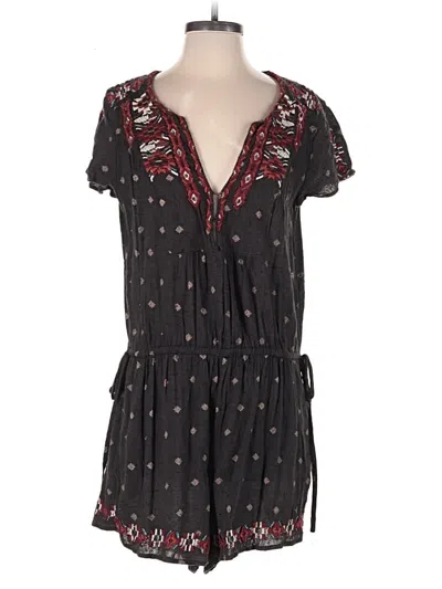Pre-owned Free People Romper In Black