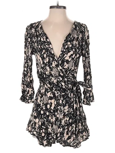 Pre-owned Free People Romper In Black