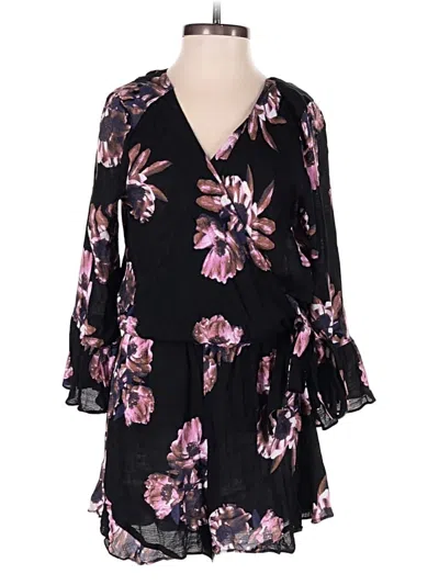 Pre-owned Free People Romper In Black