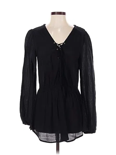 Pre-owned Free People Romper In Black