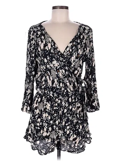 Pre-owned Free People Romper In Black