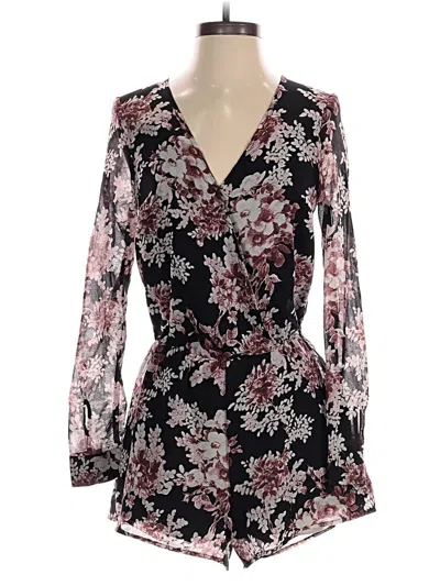 Pre-owned Free People Romper In Black