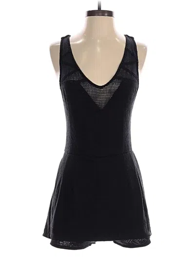 Pre-owned Free People Romper In Black