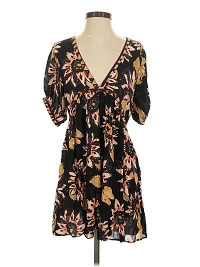 Pre-owned Free People Romper In Black