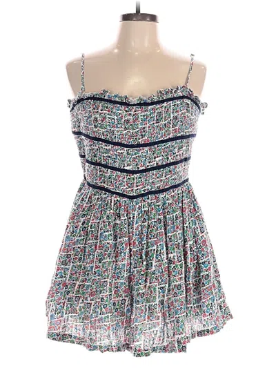 Pre-owned Free People Romper In Blue