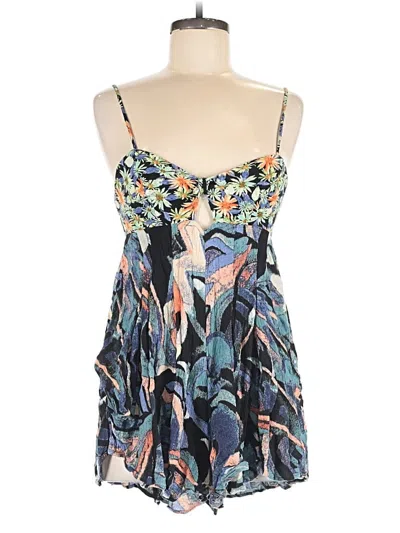 Pre-owned Free People Romper In Blue