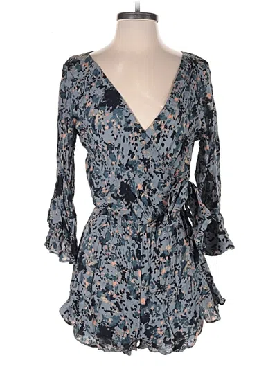 Pre-owned Free People Romper In Blue