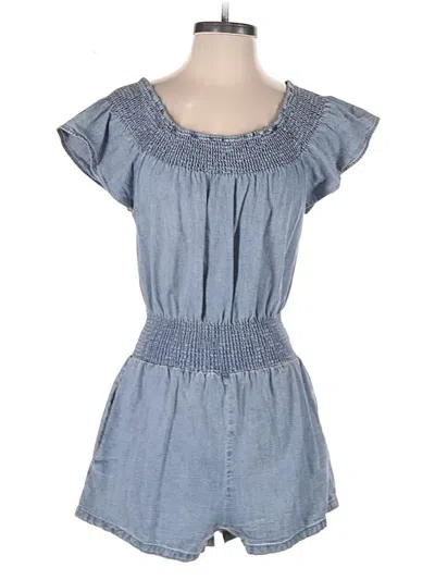 Pre-owned Free People Romper In Blue