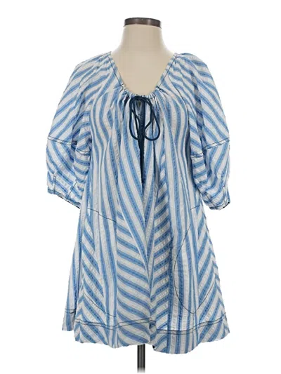Pre-owned Free People Romper In Blue