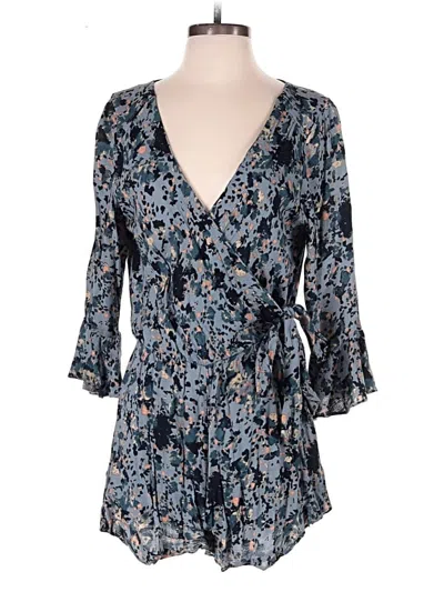 Pre-owned Free People Romper In Blue