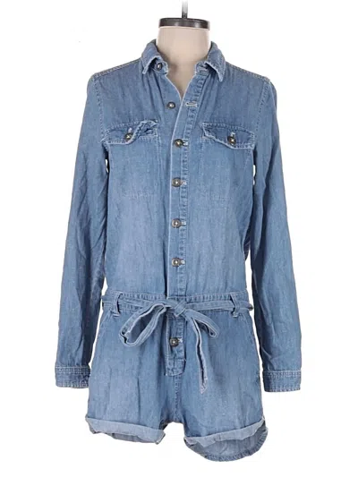 Pre-owned Free People Romper In Blue