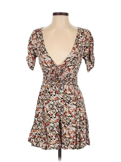 Pre-owned Free People Romper In Brown