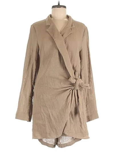 Pre-owned Free People Romper In Brown