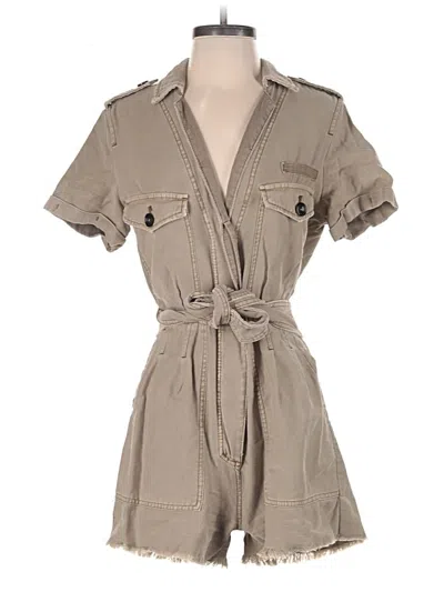 Pre-owned Free People Romper In Brown