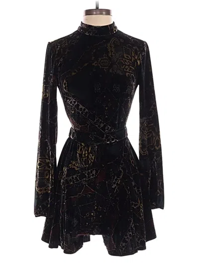 Pre-owned Free People Romper In Gold