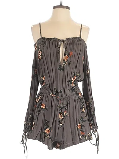 Pre-owned Free People Romper In Gray