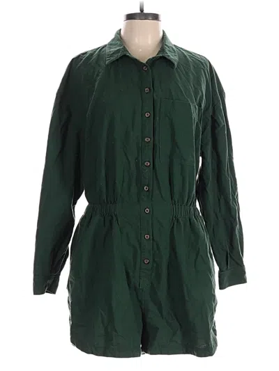 Pre-owned Free People Romper In Green