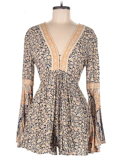 Pre-owned Free People Romper In Orange