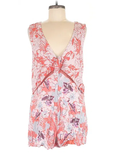 Pre-owned Free People Romper In Pink