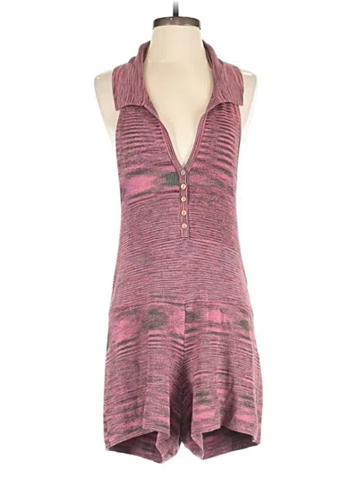 Pre-owned Free People Romper In Pink