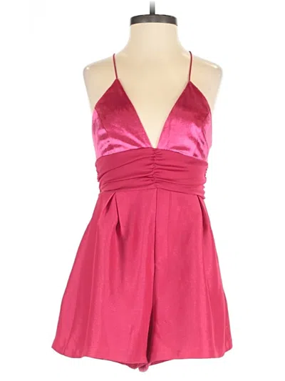 Pre-owned Free People Romper In Pink