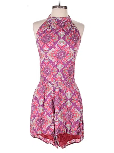 Pre-owned Free People Romper In Pink