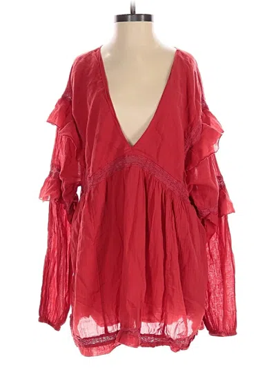 Pre-owned Free People Romper In Pink