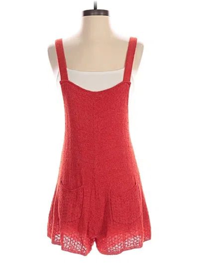 Pre-owned Free People Romper In Red