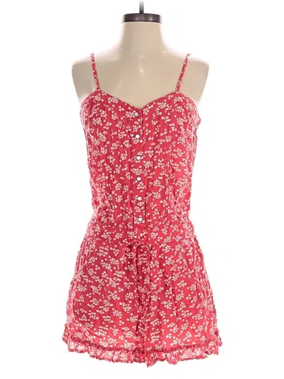 Pre-owned Free People Romper In Red