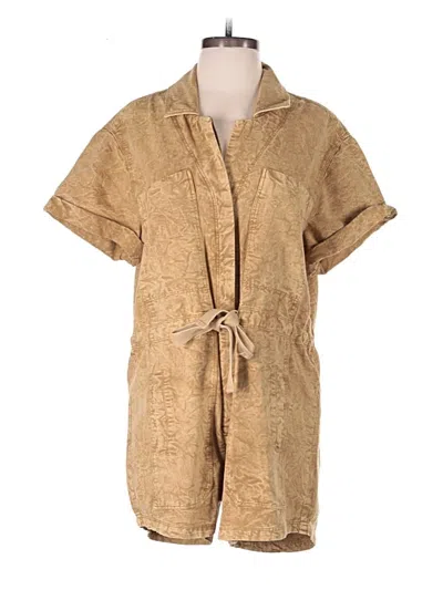 Pre-owned Free People Romper In Tan