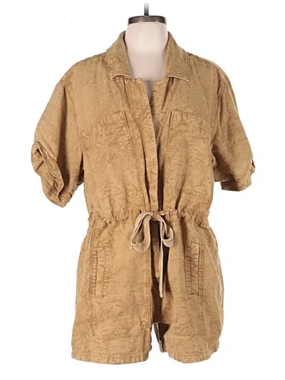 Pre-owned Free People Romper In Tan