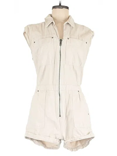 Pre-owned Free People Romper In White