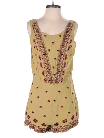 Pre-owned Free People Romper In Yellow