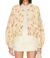Free People Rory Bomber Jacket In Warm Combo