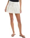 Free People Roselle Eyelet Mini Skirt In White