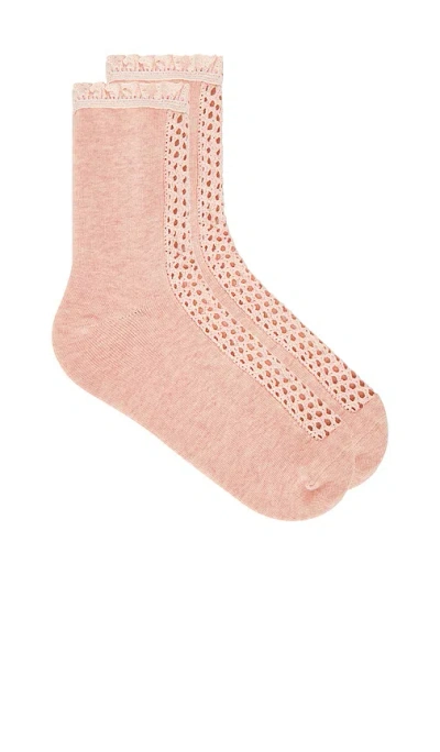 Free People Rubies 양말 In Strawberry
