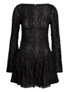 Free People Tabby Lace Midi Dress In Black