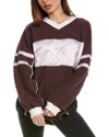 Free People Rugby Ready Layer Top In Dark Espresso Combo In Brown