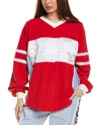 Free People X Fp Movement Rugby Ready Layer Top In Red