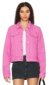 Free People We The Free Rumors Denim Jacket In Sugar Magnolia