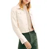 Free People Rumors Denim Jacket In White
