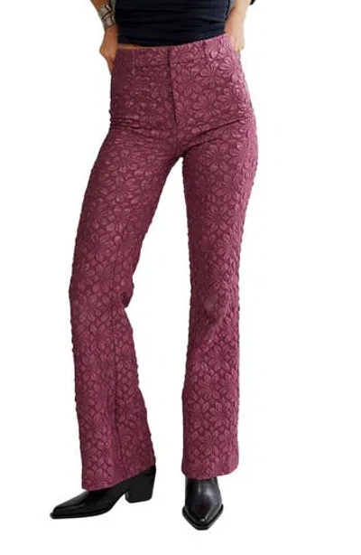 Free People Runaway Floral Flare Pants In Multi