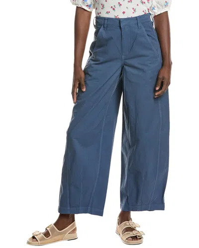 Free People Rylee Chino Pant In Blue