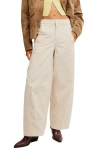 Free People Rylee Wide Leg Chinos In French Oak