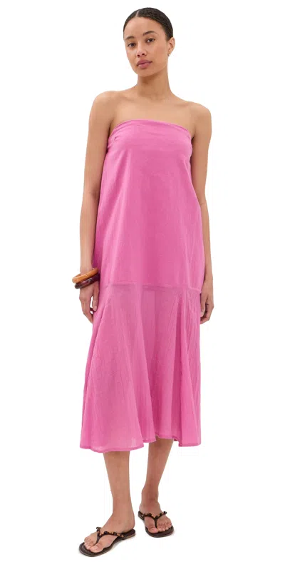 Free People X Free-est Sabeen Tube Midi Dress In Island Flower