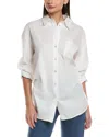 Free People Sabine Tailored Shirt In White